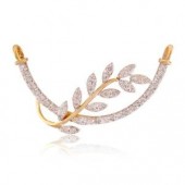 Beautifully Crafted Diamond Necklace & Matching Earrings in 18K Yellow Gold with Certified Diamonds - TM0520P